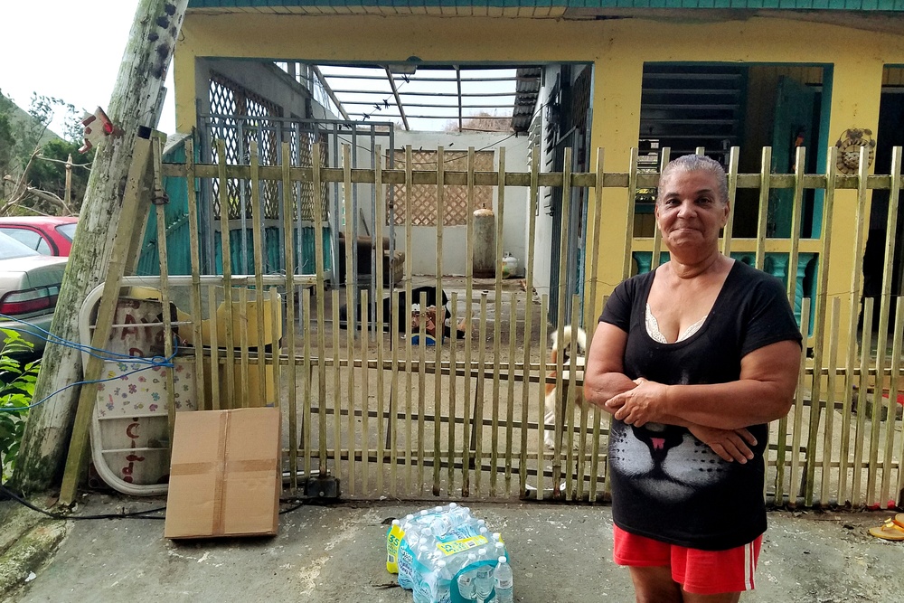 Red Cross Volunteers bring aid to people of Utuado Puerto Rico