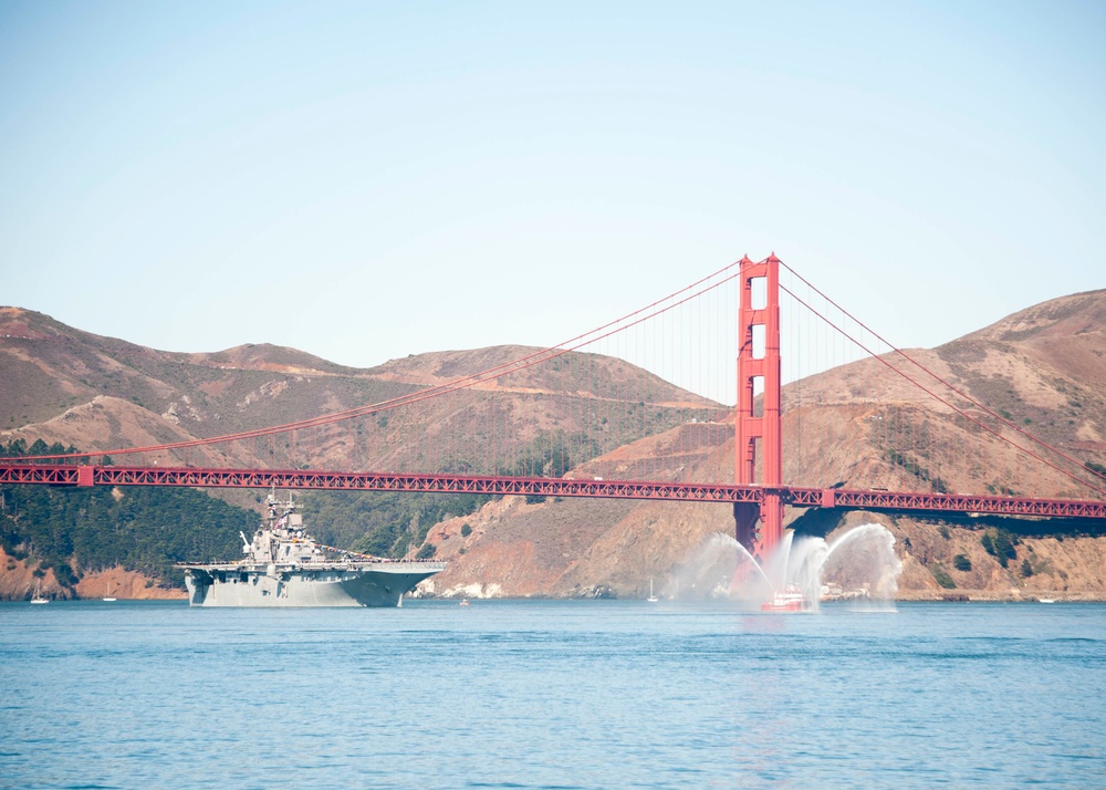 Fleet Week San Francisco Parade of Ships