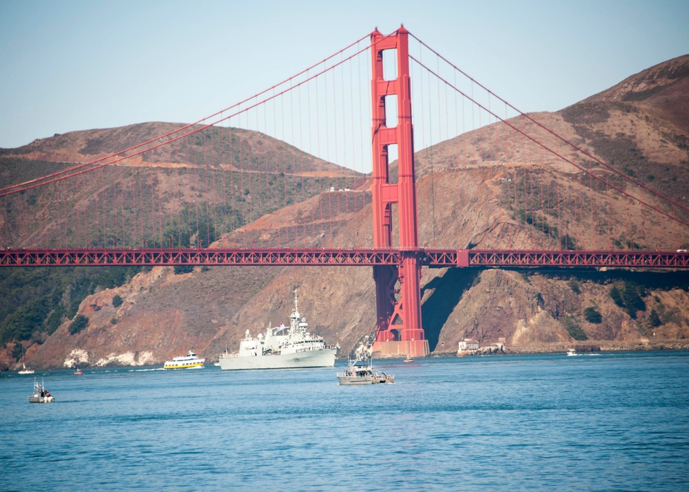 Fleet Week San Francisco Parade of Ships