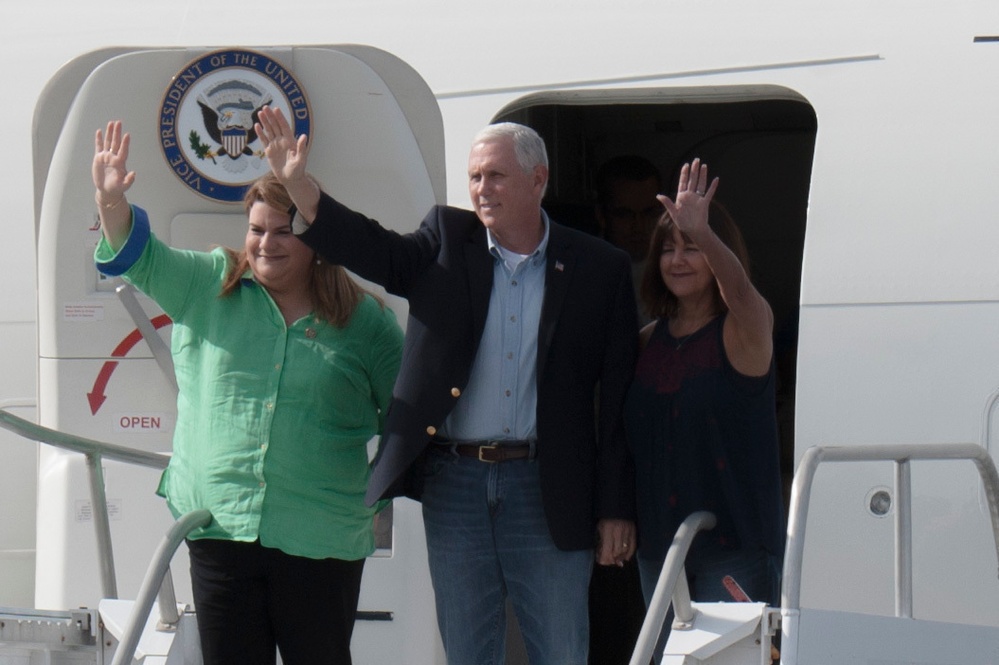 Vice President Pence Visits Puerto Rico