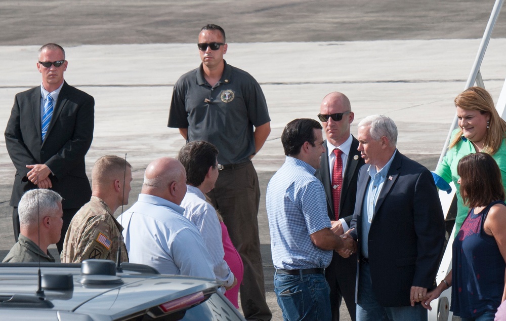 Vice President Pence Visits Puerto Rico