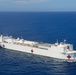 Coast Guard helicopter crew conducts overflights of USNS Comfort