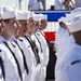 USS Washington (SSN 787) Sailors stand in formation