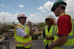 Corps of Engineers installs first Blue Roof in Puerto Rico