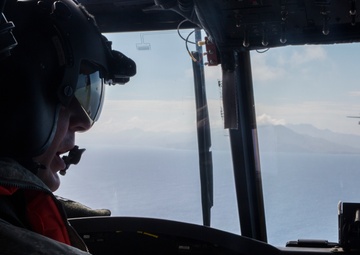 JTF - Leeward Islands helicopters fly over Dominica