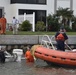 Coast Guard members oversee vessel removal operations in Pinellas County, Florida