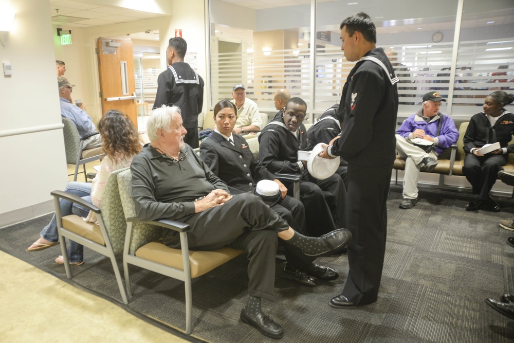 Sailors Visit San Francisco VA Hospital as a Part of Fleet Week
