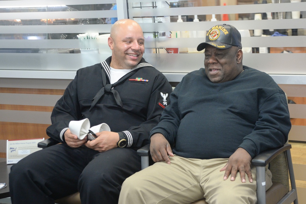 Sailors Visit San Francisco VA Hospital as a Part of Fleet Week