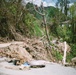Devastation and Road Blocks Due to the Aftermath of Hurricane Maria