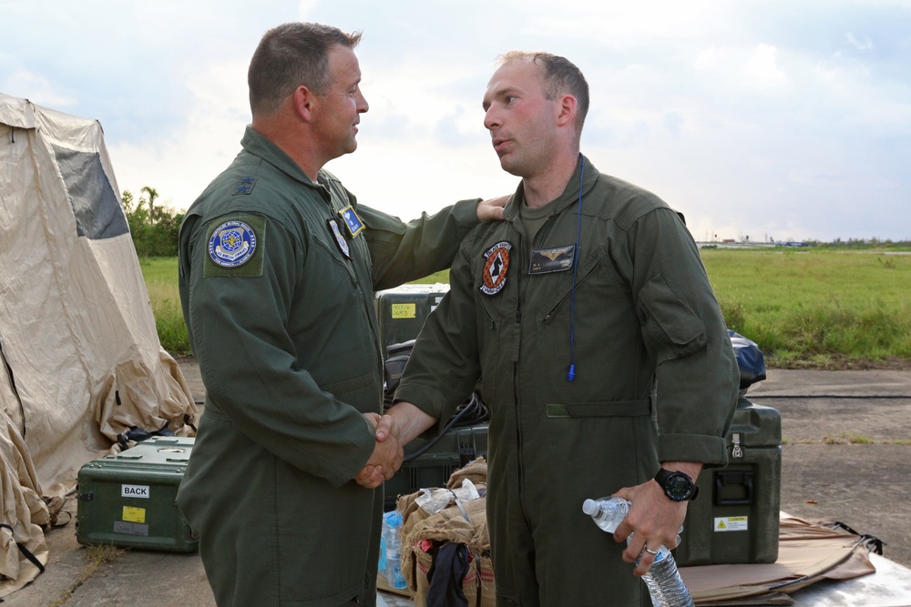 AMC deputy commander visits service members in Aguadilla Puerto Rico