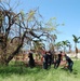 Coast Guard Cutter Cypress crew, U.S. Navy sailors, city officials combine efforts to restore public park in Ponce, Puerto Rico following Hurricane Maria