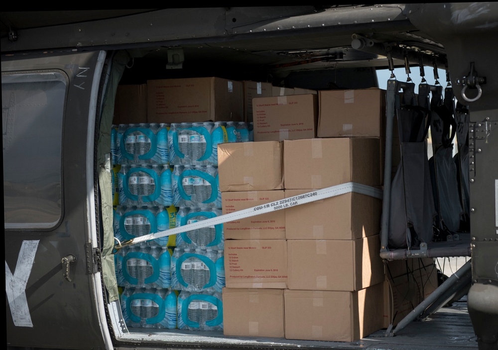 National Guard Delivers Supplies to Puerto Rico Residents