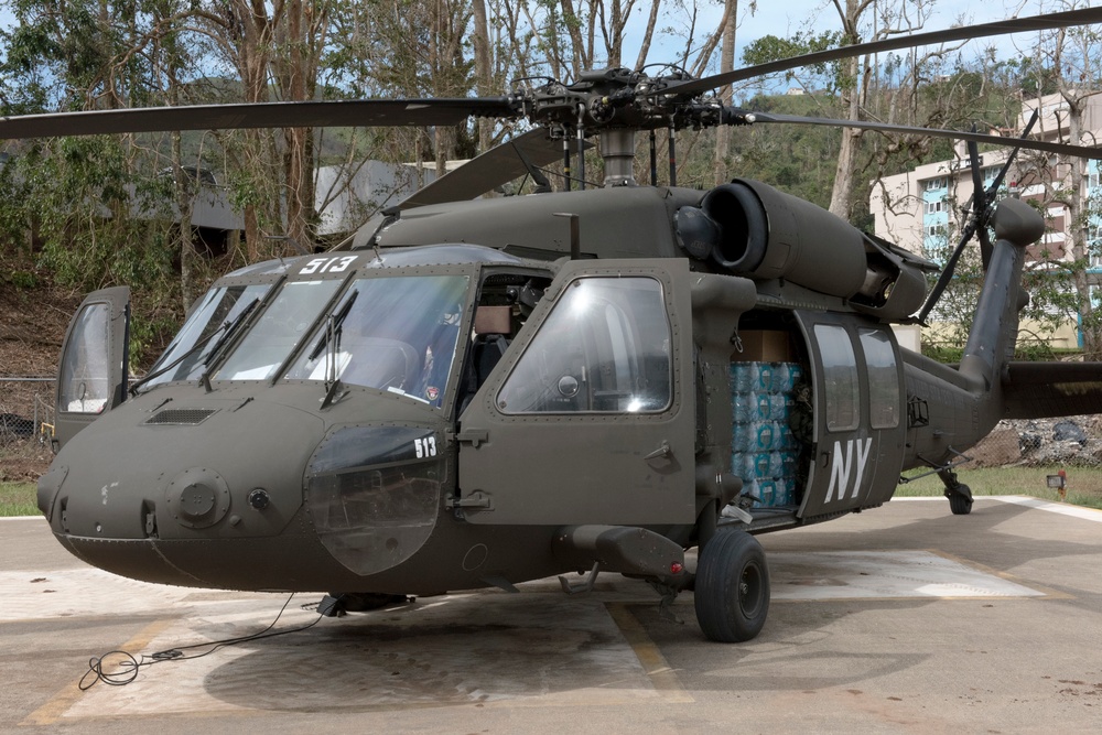 National Guard Delivers Supplies to Puerto Rico Residents