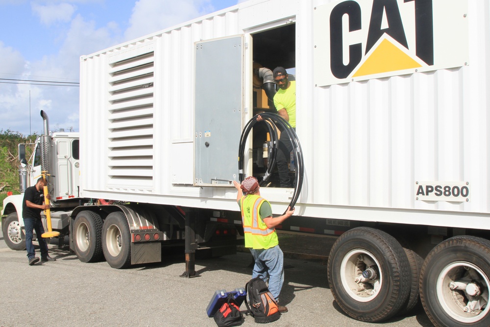 Installing a generator in Vieques