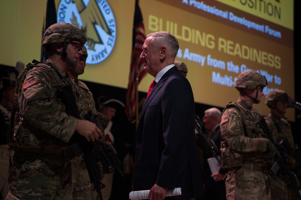SD gives keynote address to kick off AUSA 2017