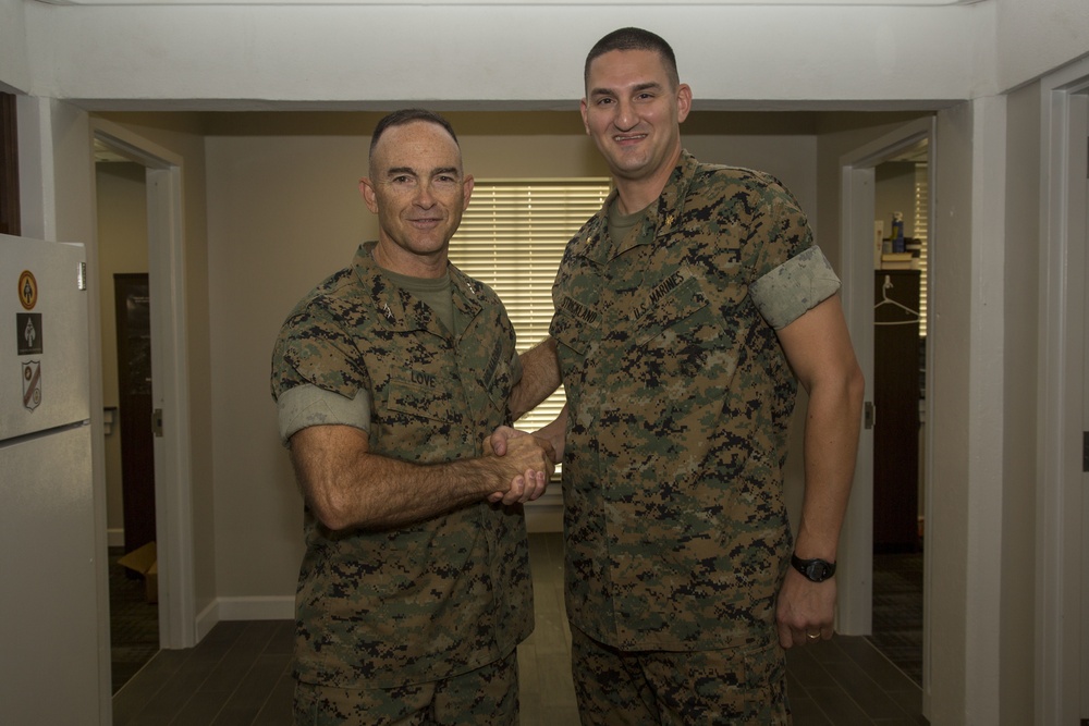 Maj. Strickland Promotion Ceremony