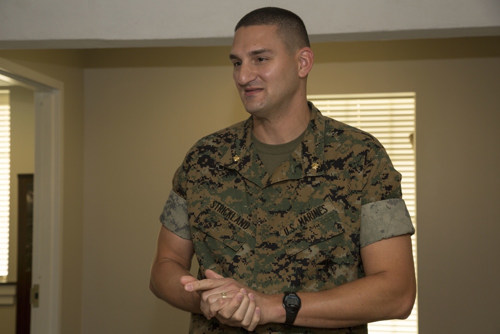 Maj. Strickland Promotion Ceremony