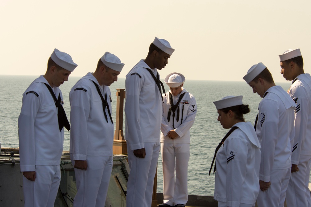USS Vella Gulf Change of Command