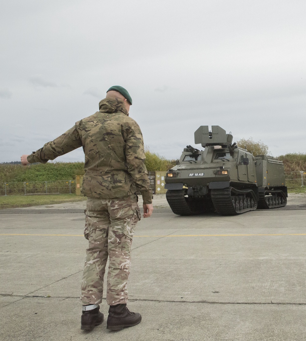 British Royal Marines roll in the Vikings