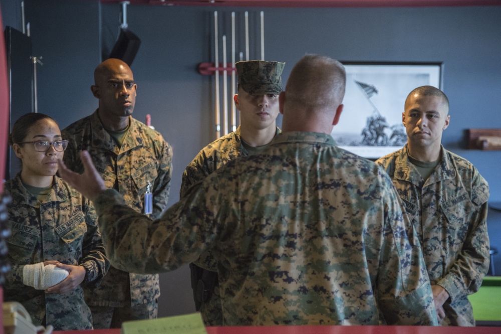 CJTF-HOA Commanding General visits Marines at U.S. Embassy in Tanzania