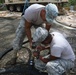 Puerto Rico Guardsmen purify lake water in Quebradillas Puerto Rico