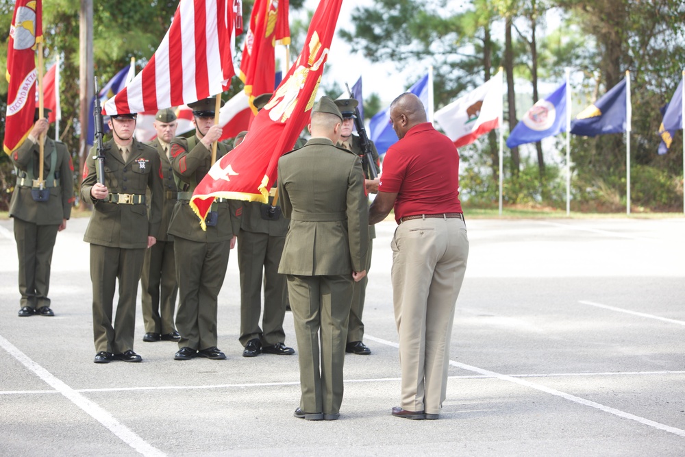 8th Marine regiment 100 annual battle color rededication ceremony