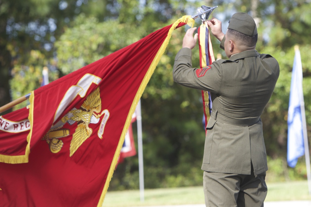 8th Marine regiment 100 annual battle color rededication ceremony