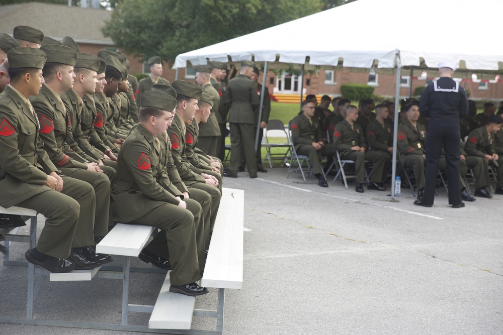 8th Marine regiment 100 annual color rededication ceremony