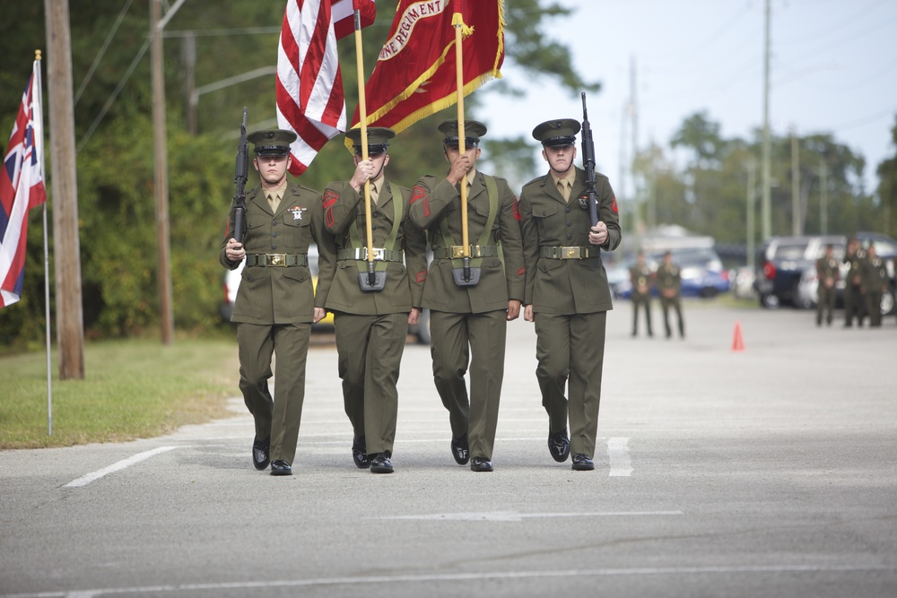 DVIDS - Images - 8th Marine Regiment 100 Annual Battle Colors ...