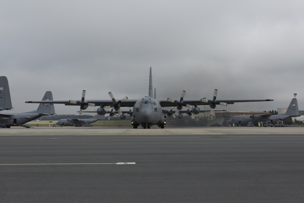 NCANG C-130's Leave for New Duty Station