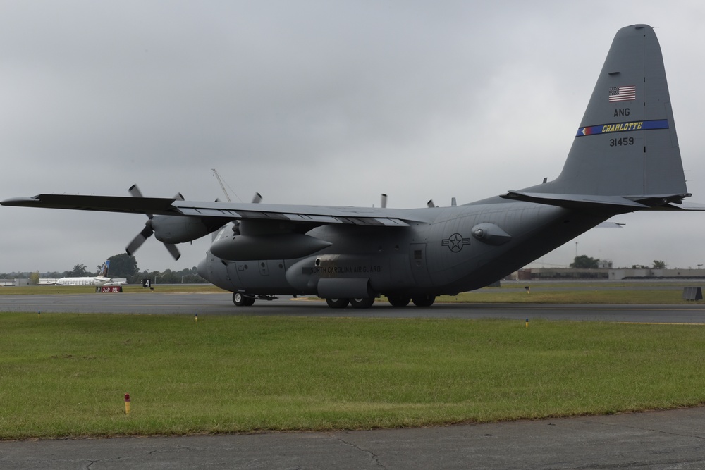 NCANG C-130's Leave for New Duty Station