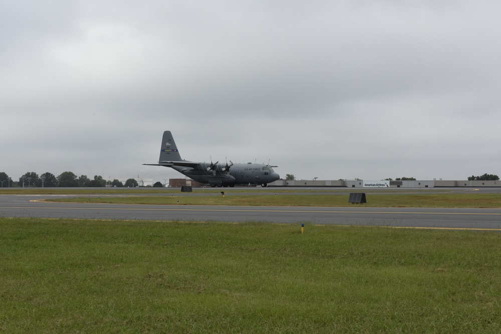 NCANG C-130's Leave for New Duty Station