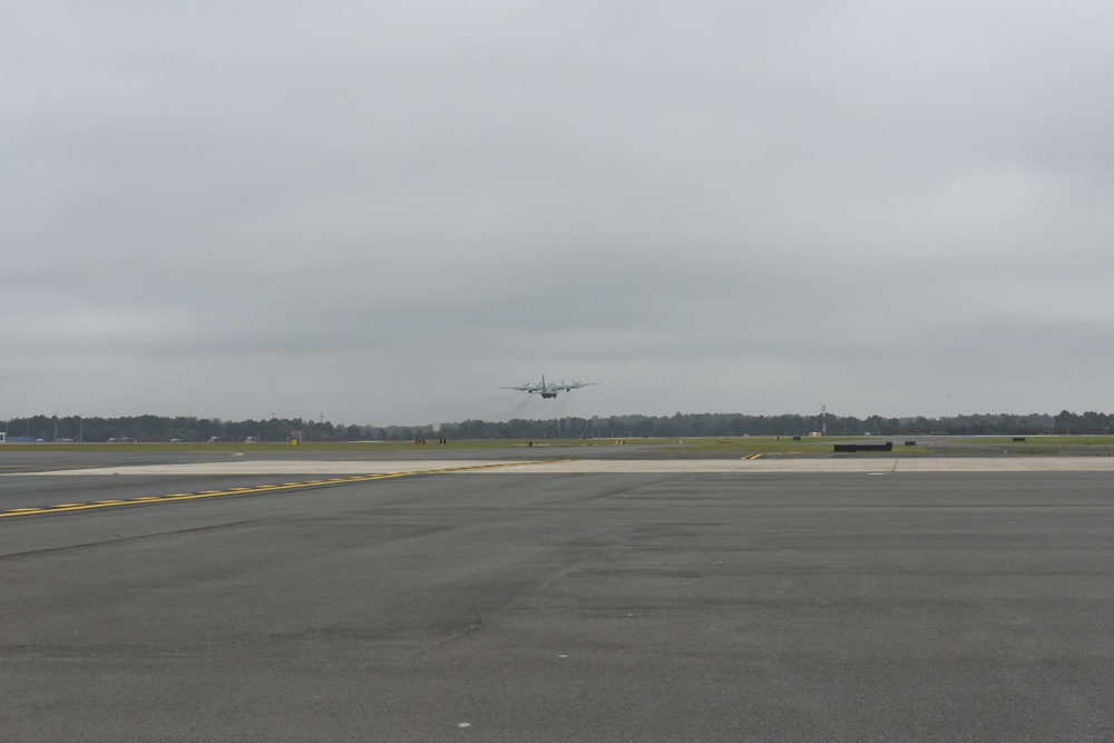 NCANG C-130's Leave for New Duty Station