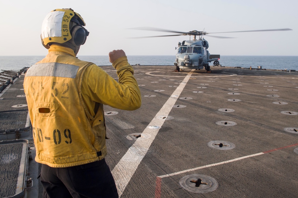 Pearl Harbor conducts flight operations