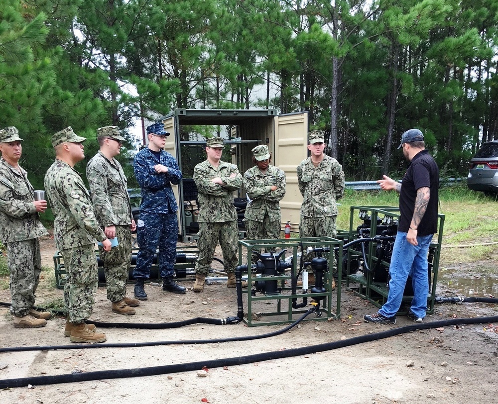 Seabees Train on Lightweight Water Purification System
