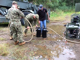 Seabees Train on Lightweight Water Purification System