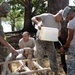 Soldiers purify water for residents near Lake Guajataca Puerto Rico