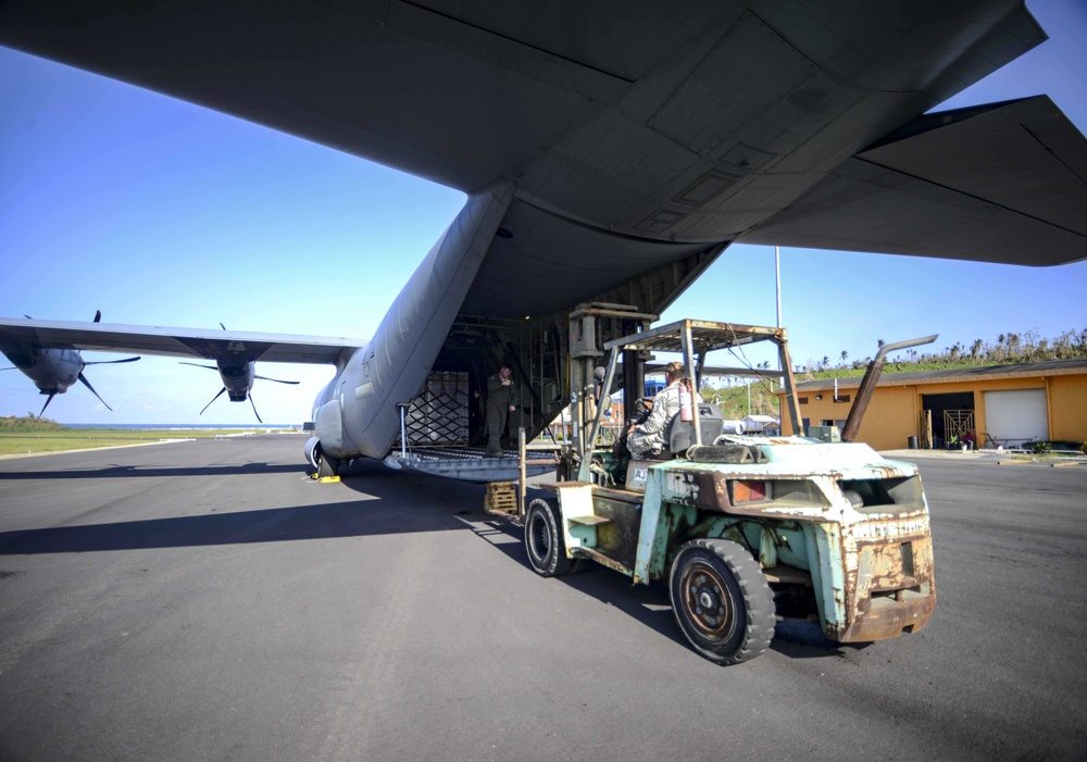 Joint Task Force Leeward Island Troops Support USAID Relief Efforts in Dominica