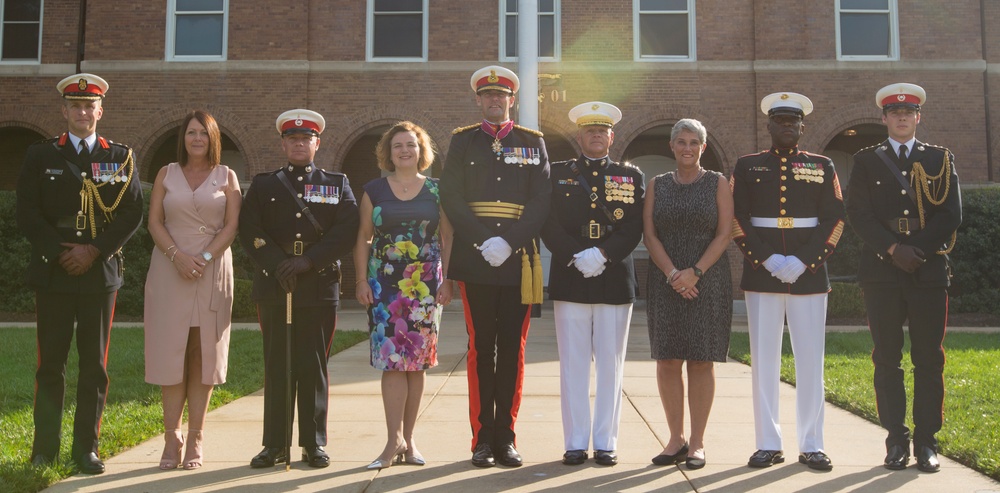 CMC Hosts Honors Ceremony for Commandant General of the British Royal Marine Corps