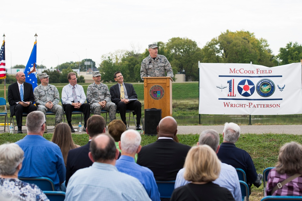 McCook Field Centennial Ceremony
