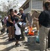 Families receive food and water in Toa Baja