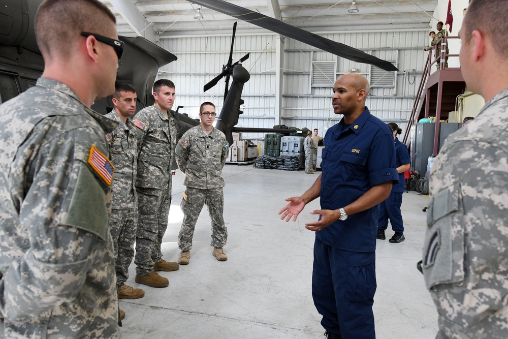 US Surgeon General Adams Speaks With Medevac Units