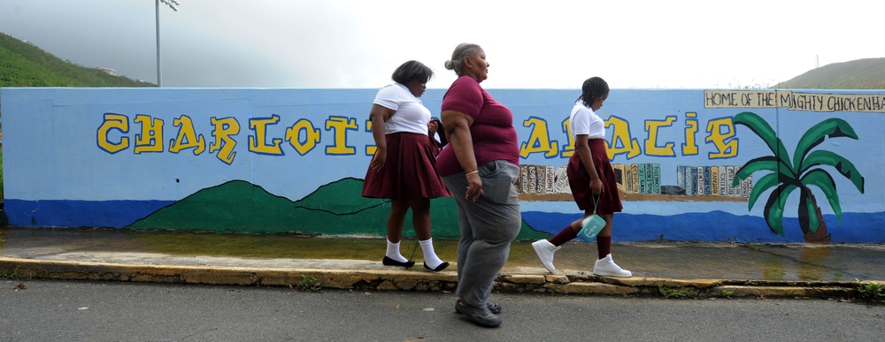 Schools Begin to Open  in St. Thomas, U.S. Virgin Islands