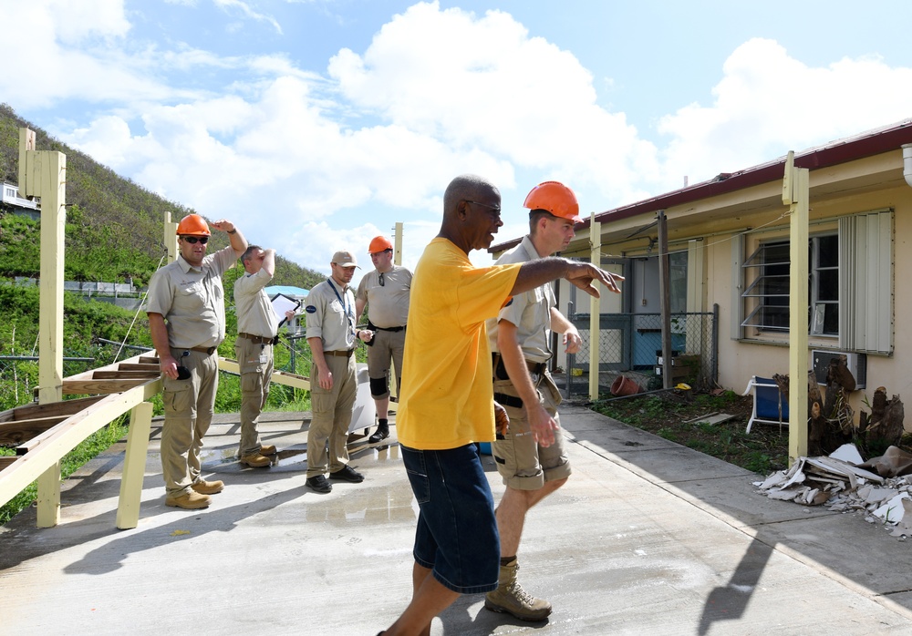 Danish Emergency Management Teams Do Damage Assessments at Sea View Nursing and Rehabilitation