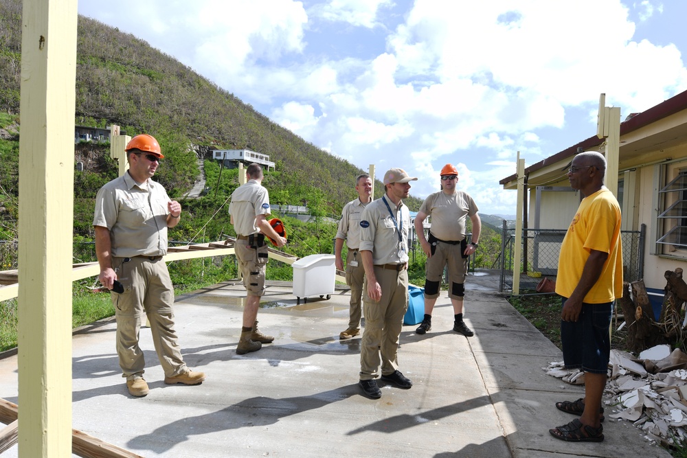 Danish Emergency Management Teams Do Damage Assessments at Sea View Nursing and Rehabilitation