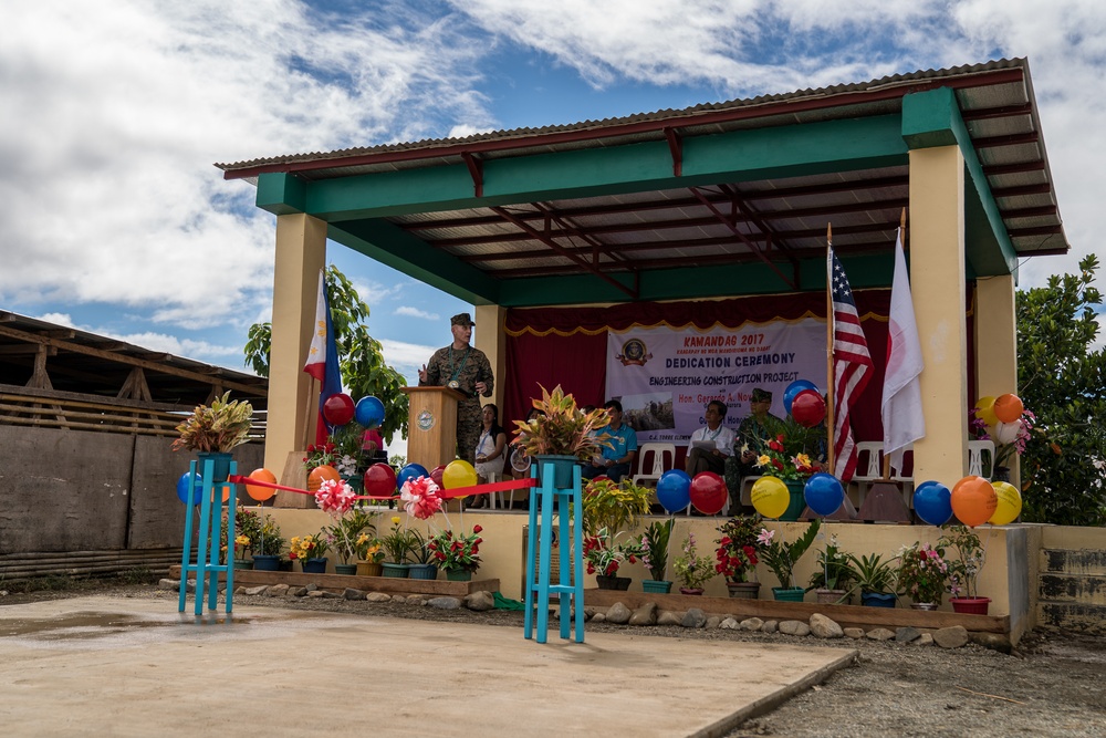 Dedication ceremony celebrates the end of HCA activities in Casiguran for KAMANDAG