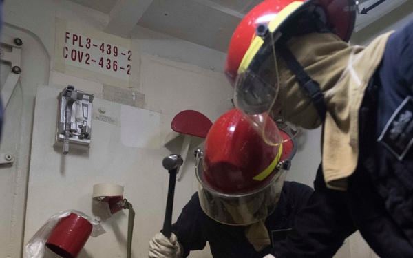 USS Lake Erie (CG 70) Training team