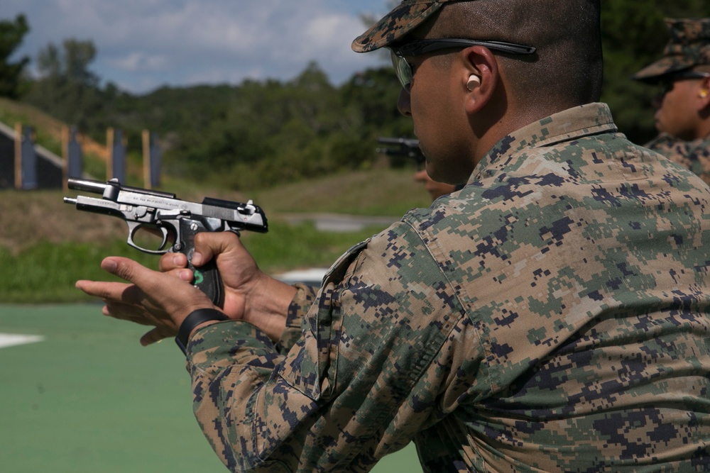 31st MEU Marines refine pistol marksmanship capabilities