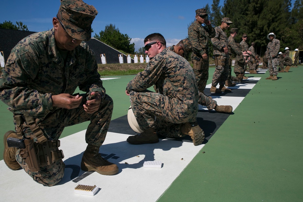 31st MEU Marines refine pistol marksmanship capabilities