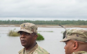 Mississippi National Guardsmen conduct hurricane relief efforts on the Gulf Coast